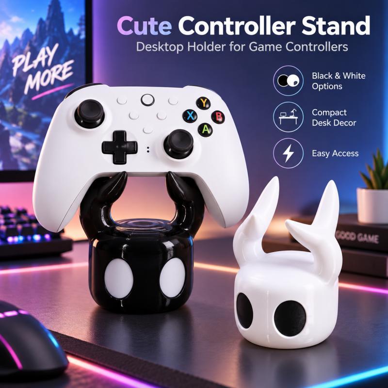 Gaming Accessories Ps5 - Cute Horned Game Controller Stand, Desktop