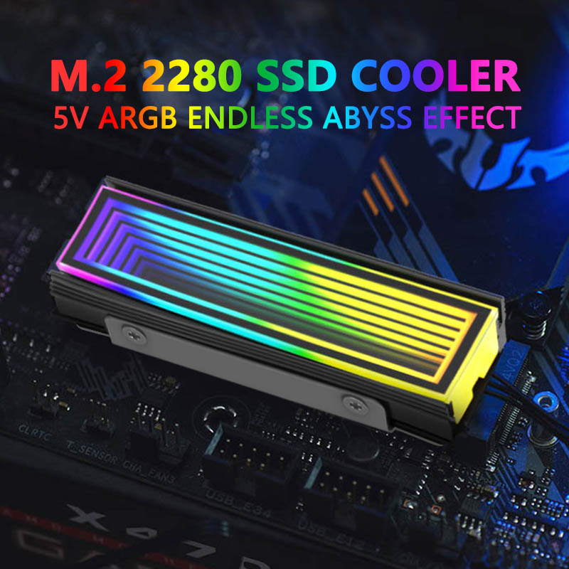 5V ARGB Sync Computer 2280 SSD - M2 Heatsink Cooler ulasan dan harga