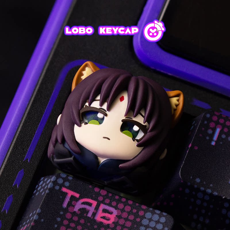 Lobo Keycap Creative Anime Art - Gaming Accessories In China ulasan dan harga