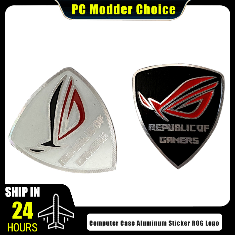 Computer Case Aluminum Sticker - Gaming Accessories White ulasan dan harga