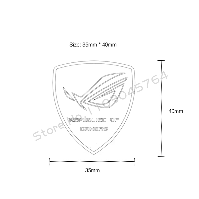 Computer Case Aluminum Sticker - Gaming Accessories White ulasan dan harga