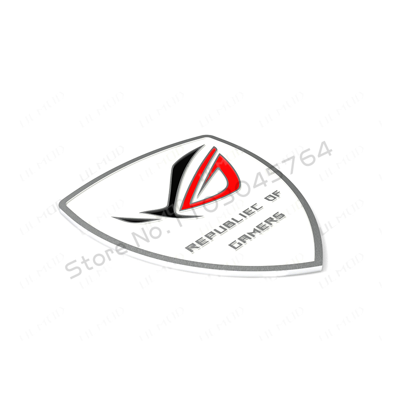 Computer Case Aluminum Sticker - Gaming Accessories White ulasan dan harga