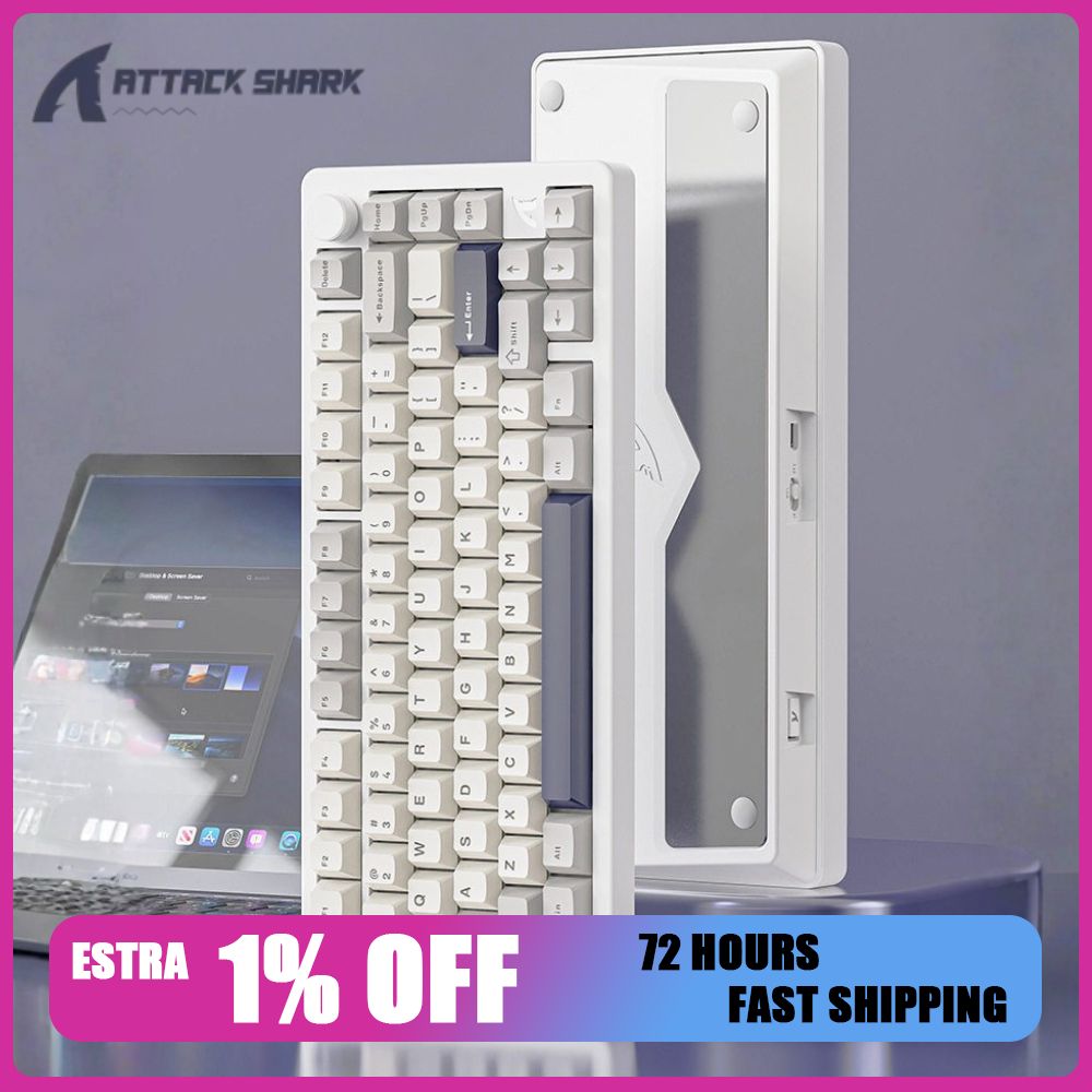 Attack Shark X86 Mechanical Ke - Gaming Accessories Rgb ulasan dan harga