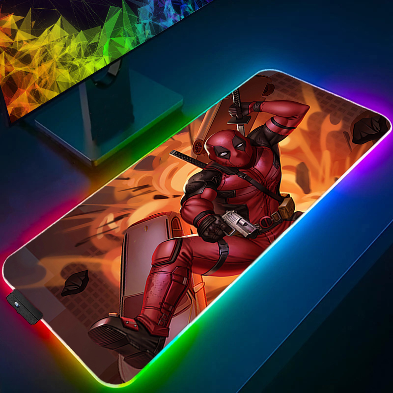 LED Mouse Pad Gaming Backlight - Gaming Accessories Rgb ulasan dan harga