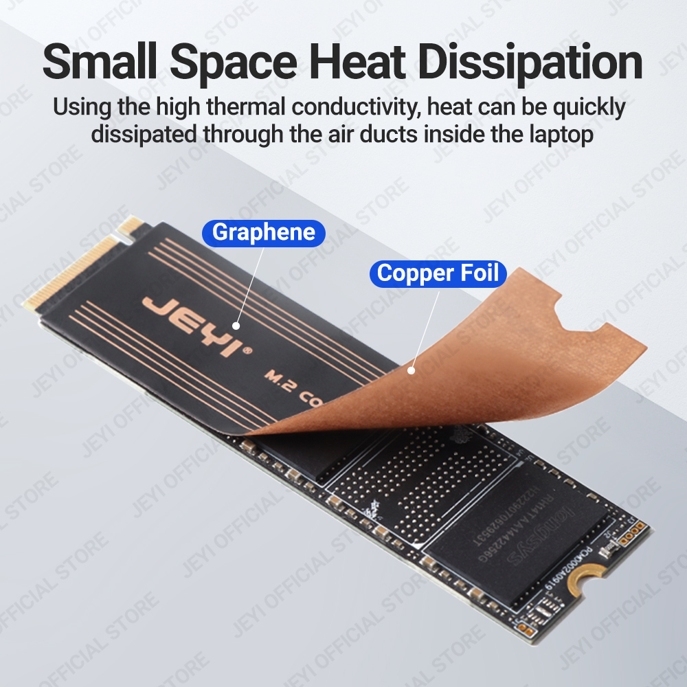 JEYI Graphene 2280 2242 2230 M - M2 Heatsink Cooler ulasan dan harga
