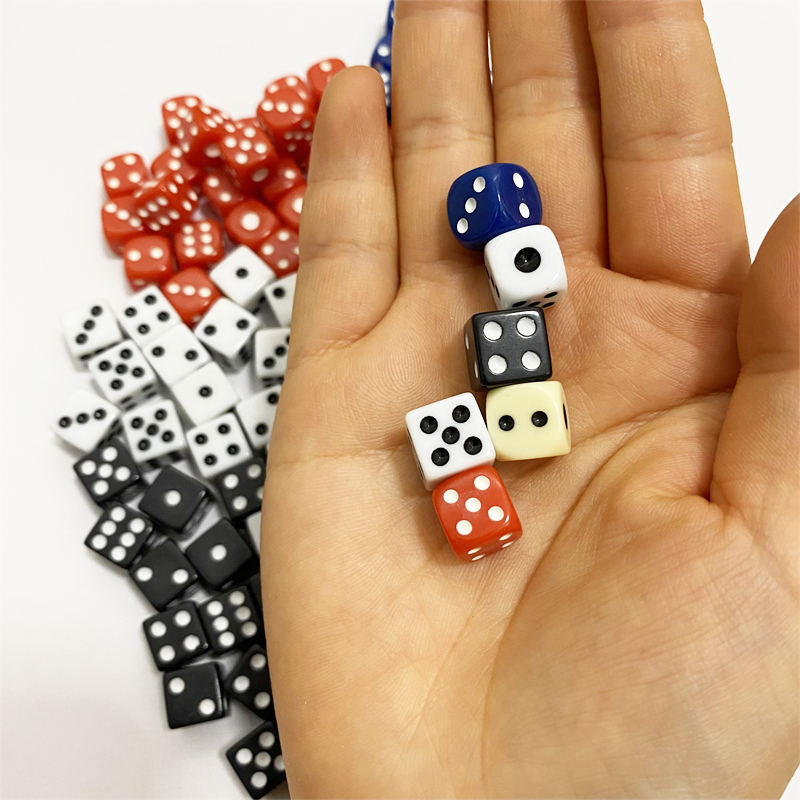 50 Piece 10mm Acrylic Square P - Gaming Accessories White ulasan dan harga