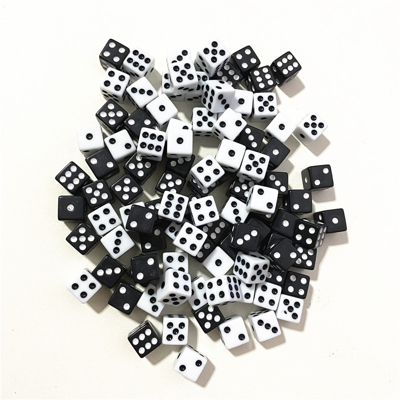 50 Piece 10mm Acrylic Square P - Gaming Accessories White ulasan dan harga