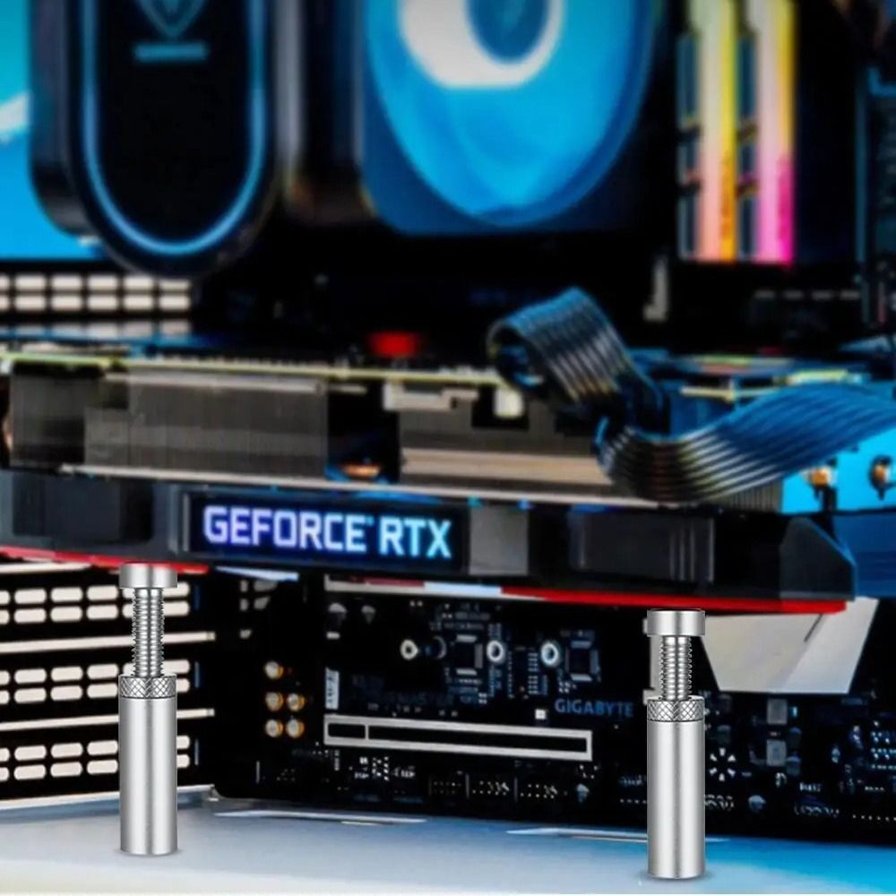 Adjustable Aluminum Graphics C - Vertical Gpu Bracket ulasan dan harga