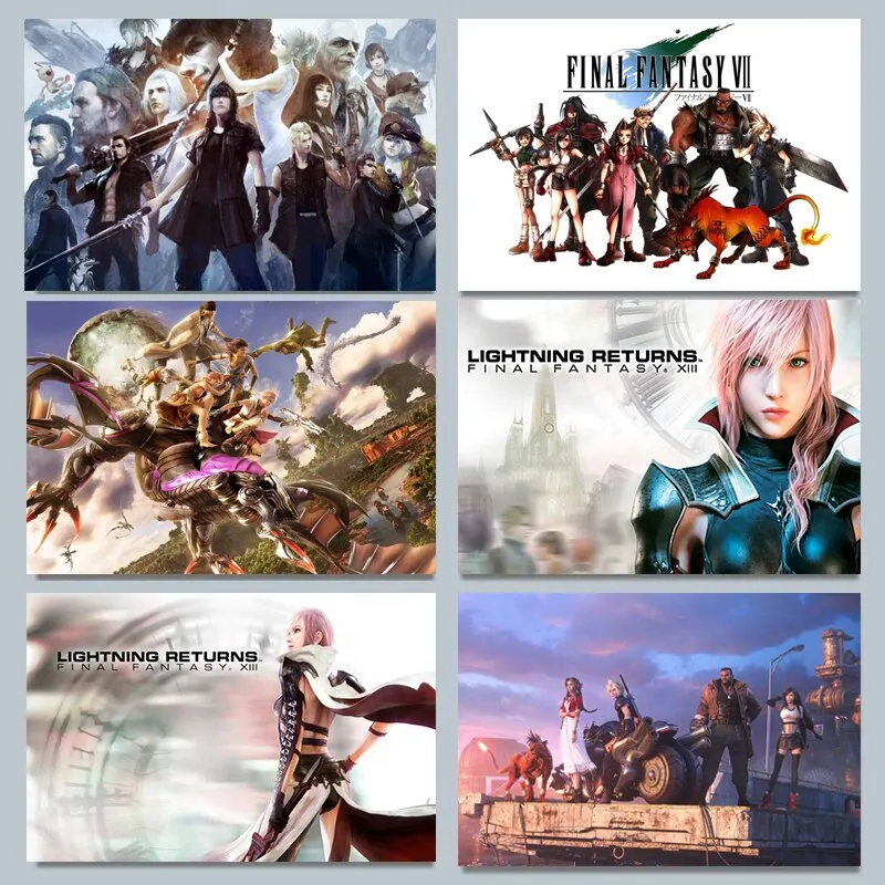 Final Fantasy VII Vaporwave Ca - Gaming Accessories Wall ulasan dan harga