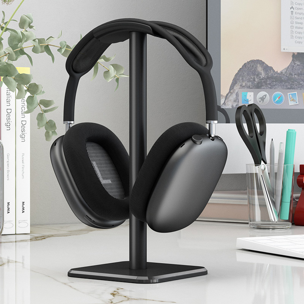 Headphone Holder Rack Aluminiu - Gaming Accessories White ulasan dan harga