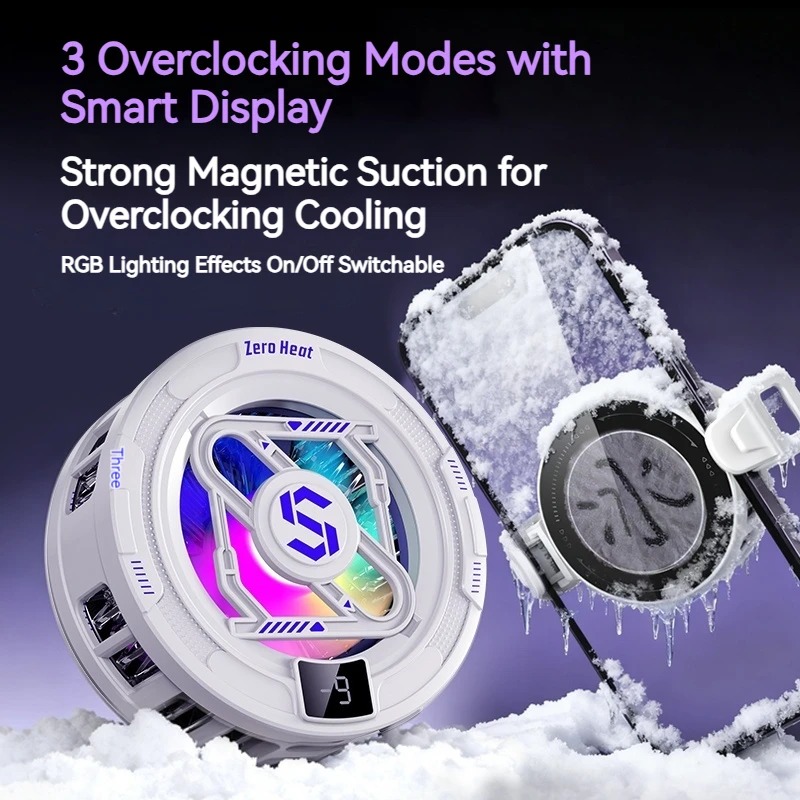 K52 AI Mobile Cooler Magnetic  - Gaming Accessories Rgb ulasan dan harga