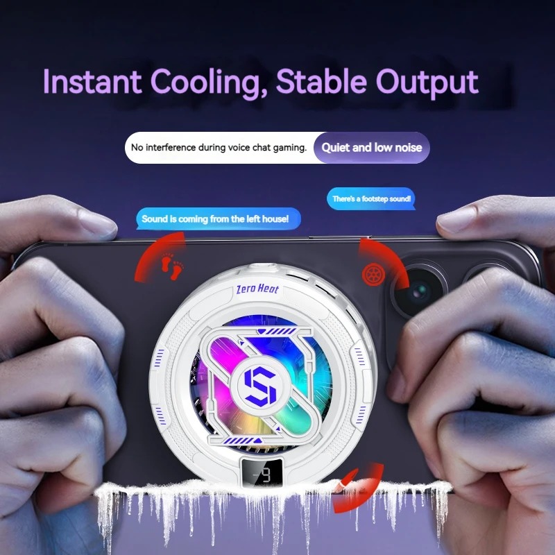 K52 AI Mobile Cooler Magnetic  - Gaming Accessories Rgb ulasan dan harga