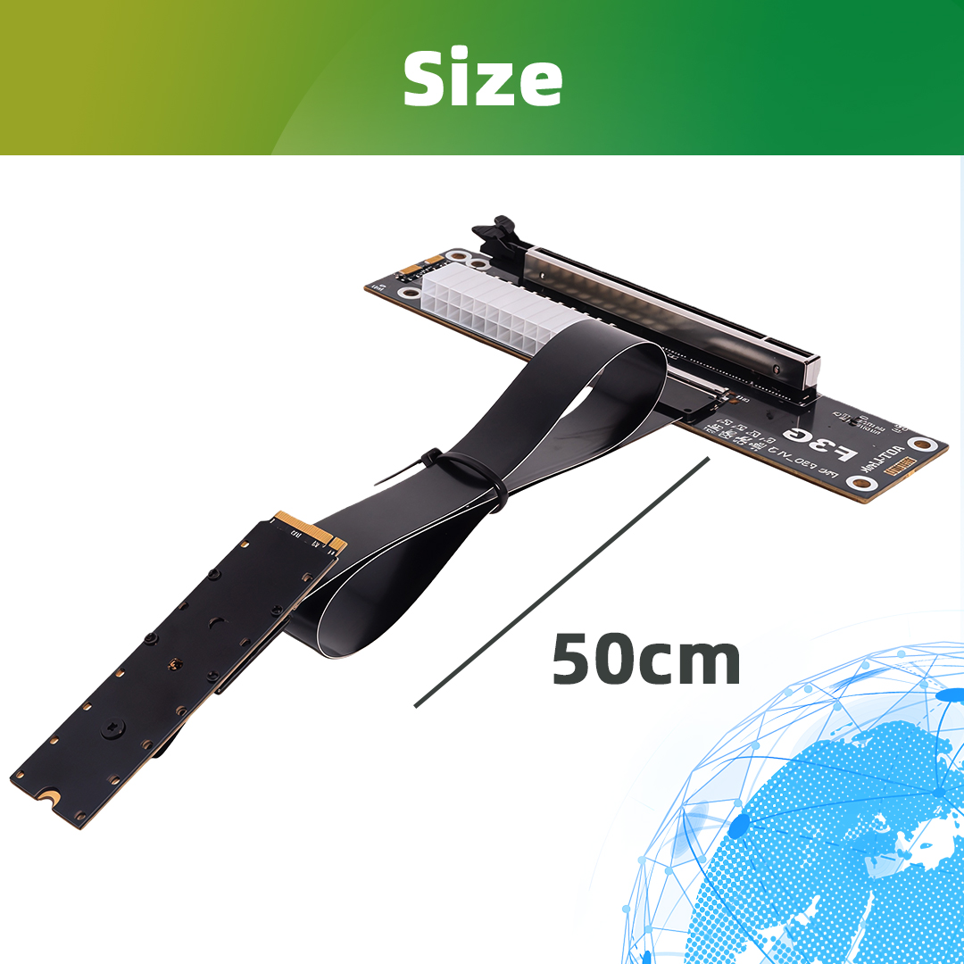 ADT-Link M.2 NVMe GPU Dock PCI - Vertical Gpu Bracket ulasan dan harga