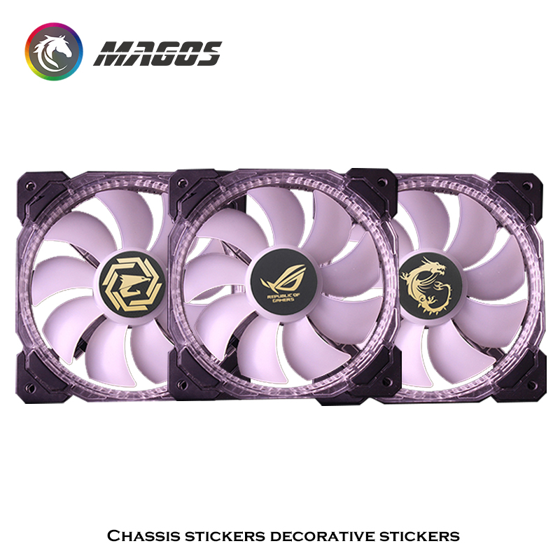 Computer Case Fan Metal Sticke - Gaming Accessories Rgb ulasan dan harga