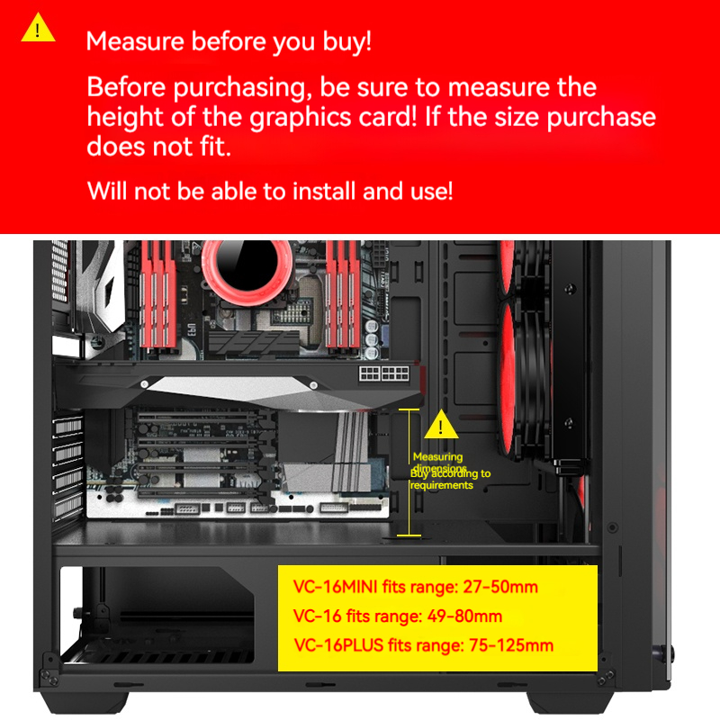 Graphics Card GPU Holder Adjus - Vertical Gpu Bracket ulasan dan harga