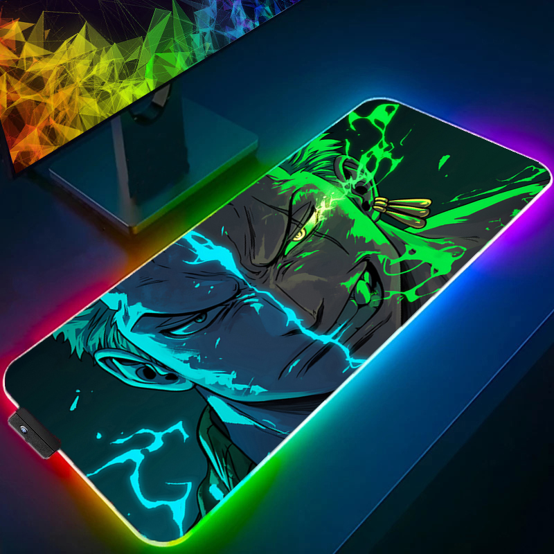 ONE PIECE Zoro Mouse Pad RGB G - Gaming Accessories Rgb ulasan dan harga