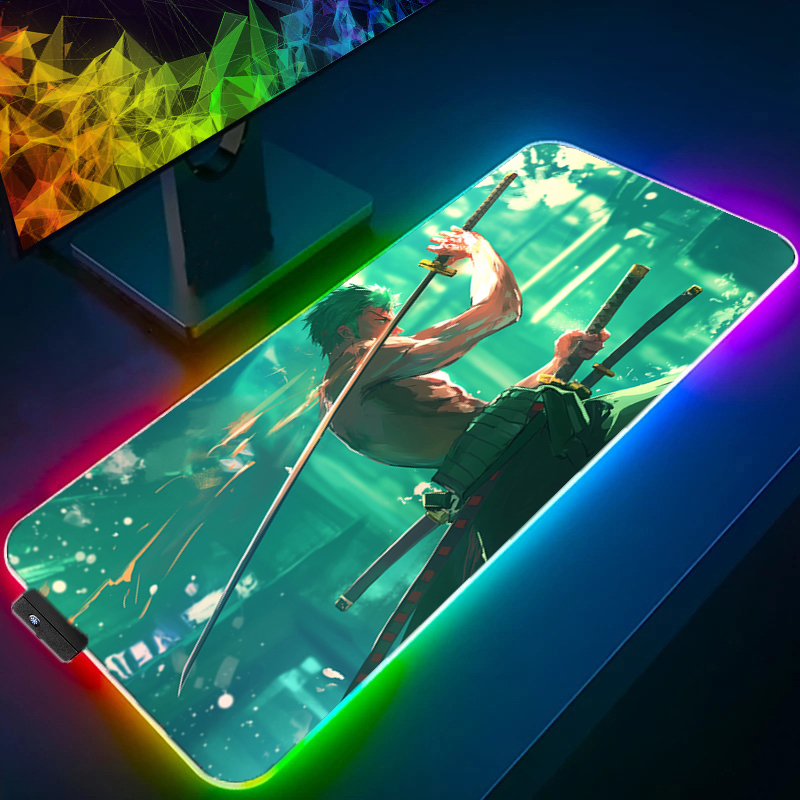 ONE PIECE Zoro Mouse Pad RGB G - Gaming Accessories Rgb ulasan dan harga