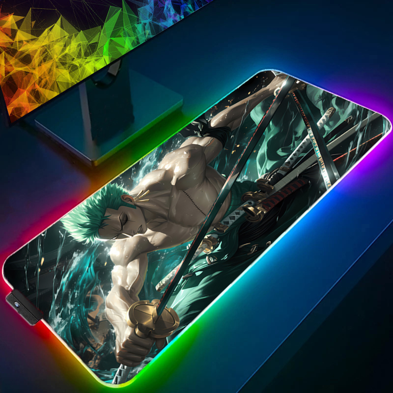 ONE PIECE Zoro Mouse Pad RGB G - Gaming Accessories Rgb ulasan dan harga