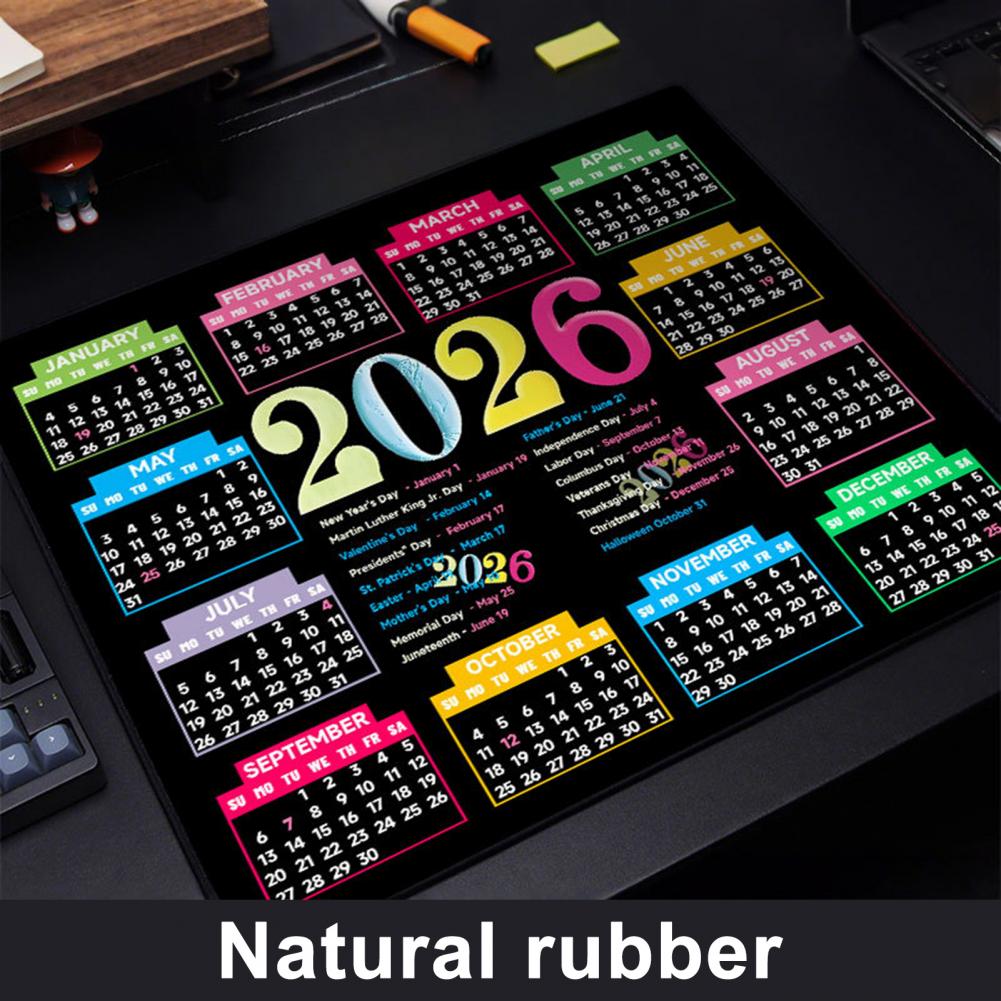 2026 Calendar Mouse Pad Waterp - Gaming Accessories For Laptop ulasan dan harga