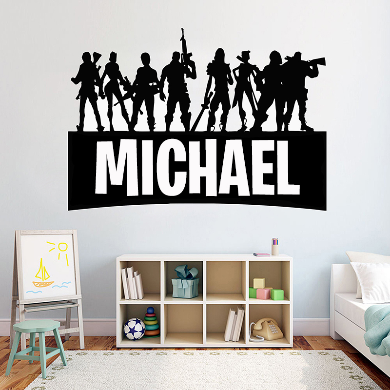 Game Gamer Personalised Name w - Gaming Accessories Wall ulasan dan harga