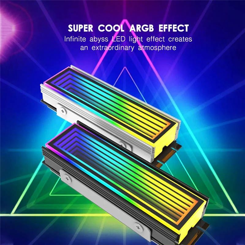 2280 SSD M2 Radiator PC RGB M. - M2 Heatsink Cooler ulasan dan harga