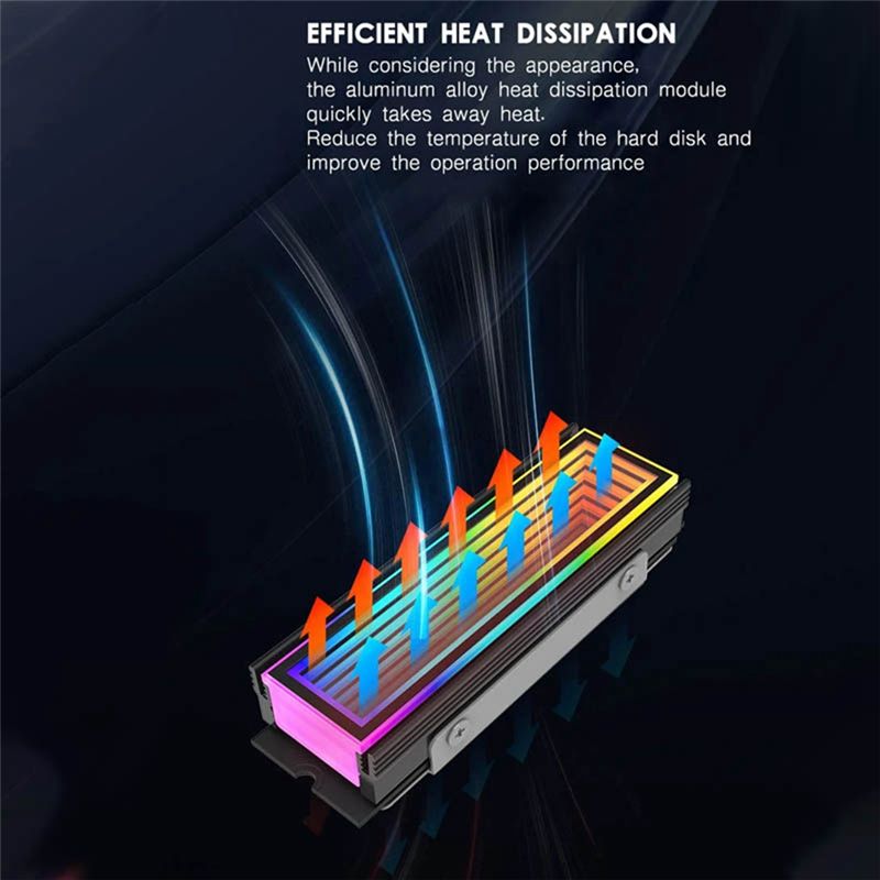 2280 SSD M2 Radiator PC RGB M. - M2 Heatsink Cooler ulasan dan harga