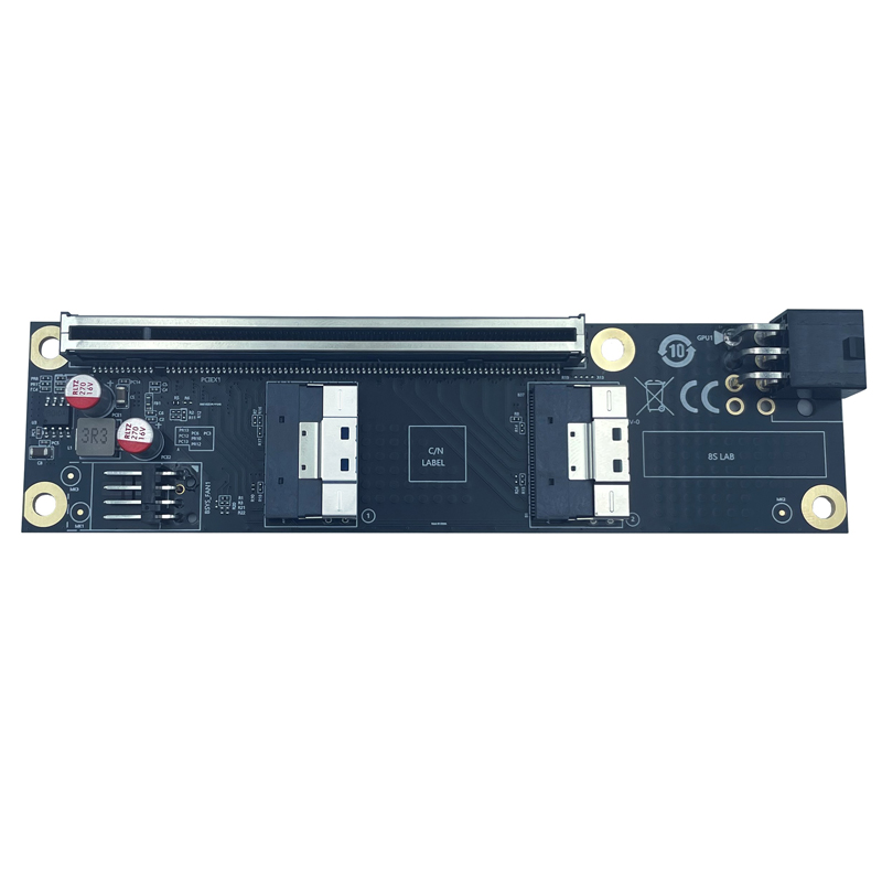 NEW 2 Port SlimSAS 8i x2 to PC - Vertical Gpu Bracket ulasan dan harga