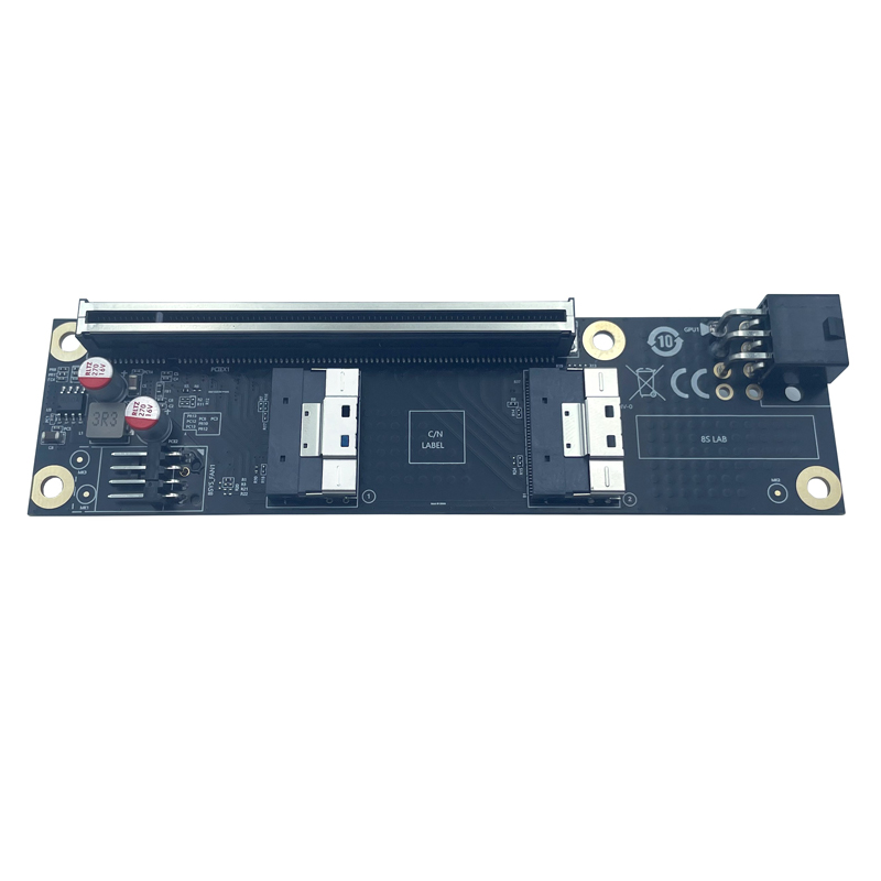 NEW 2 Port SlimSAS 8i x2 to PC - Vertical Gpu Bracket ulasan dan harga