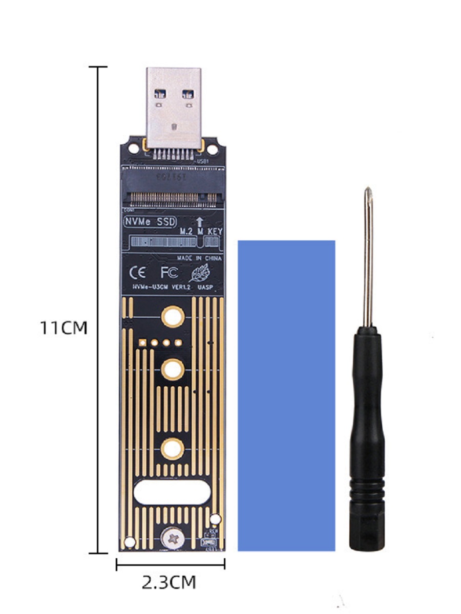 M2 NVMe SSD Enclosure 10Gbps P - M2 Heatsink Cooler ulasan dan harga