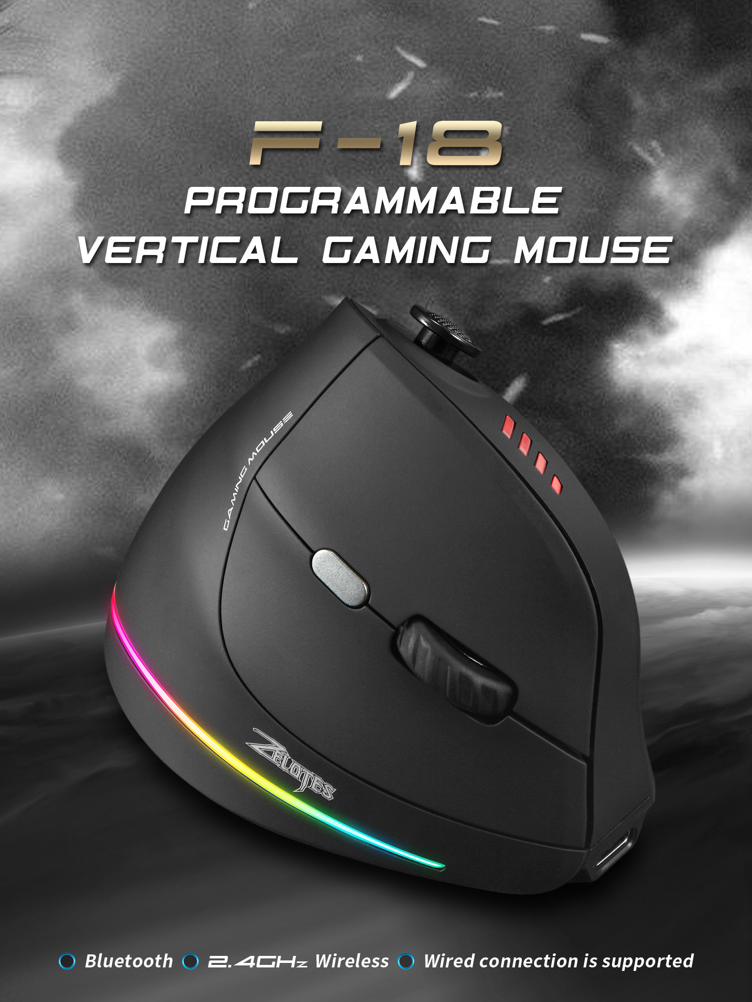 Jomaa RGB Backlit Wireless Ver - Gaming Accessories ulasan dan harga