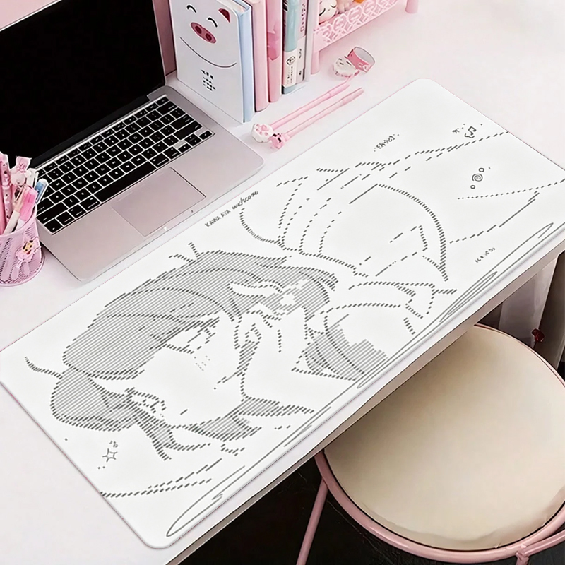 1Pcs Leather Mouse Pad Anime A - Gaming Accessories Women ulasan dan harga