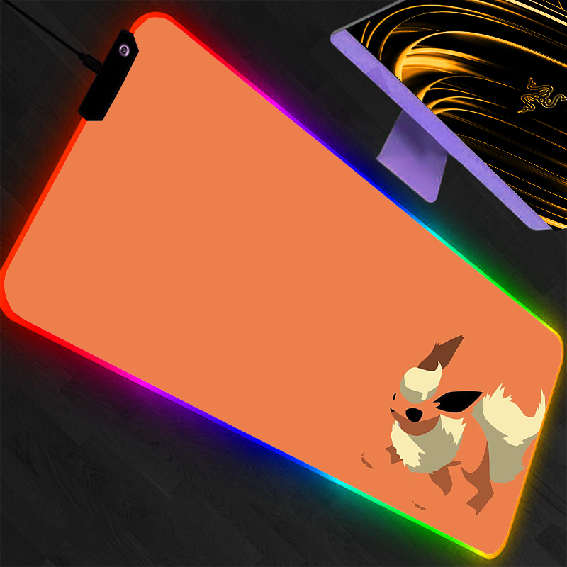 LED Mouse Pad Pokemon Pikachu  - Gaming Accessories Rgb ulasan dan harga